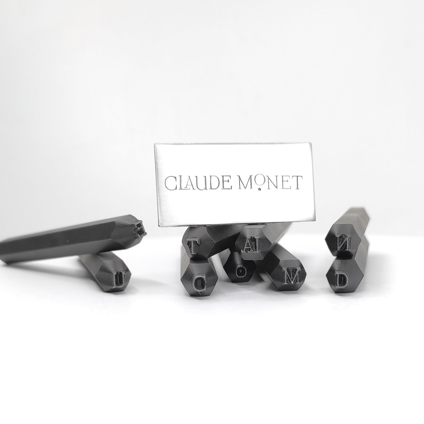 Claude Monet Metal Letter Stamps