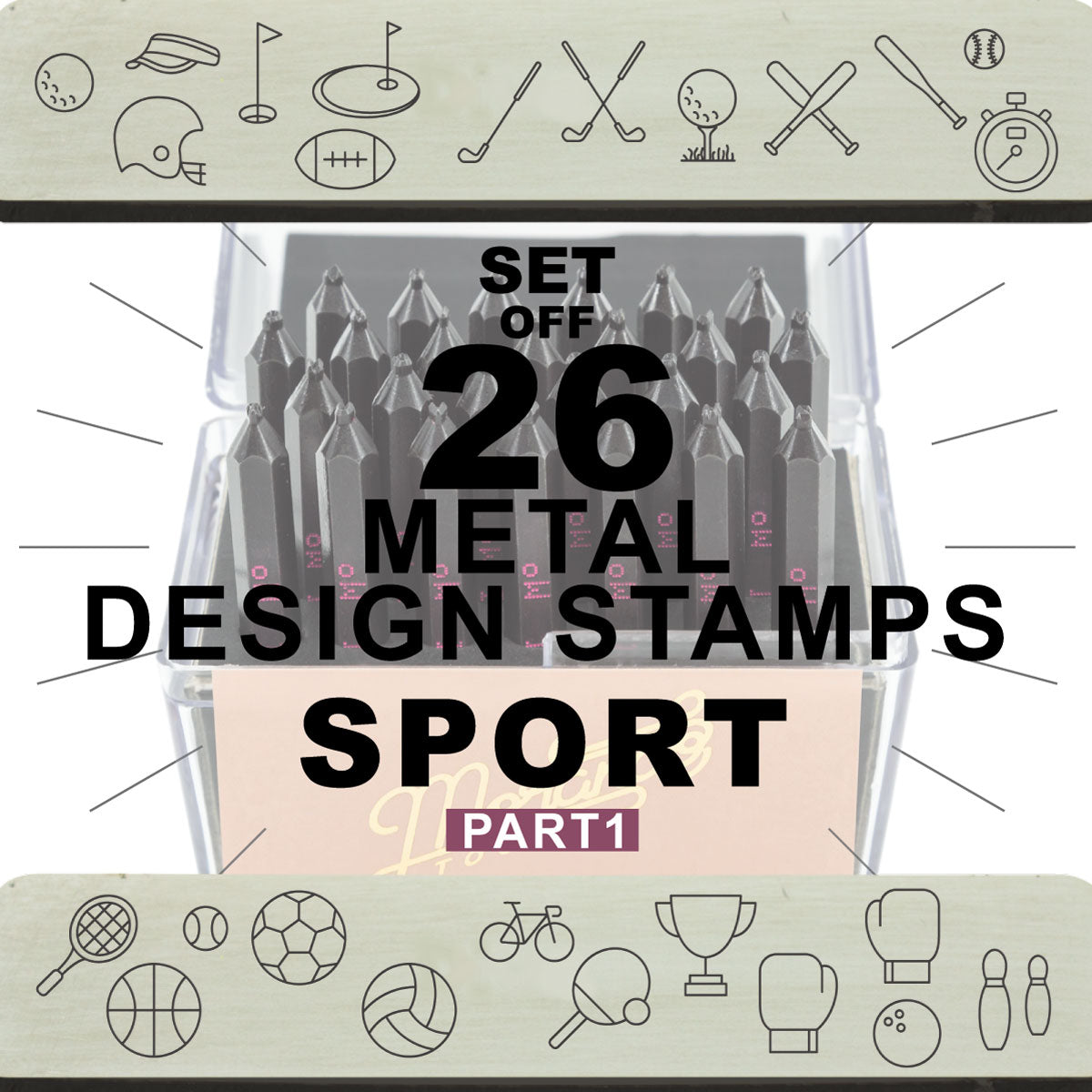 26 Sport Design stamps, Part 1