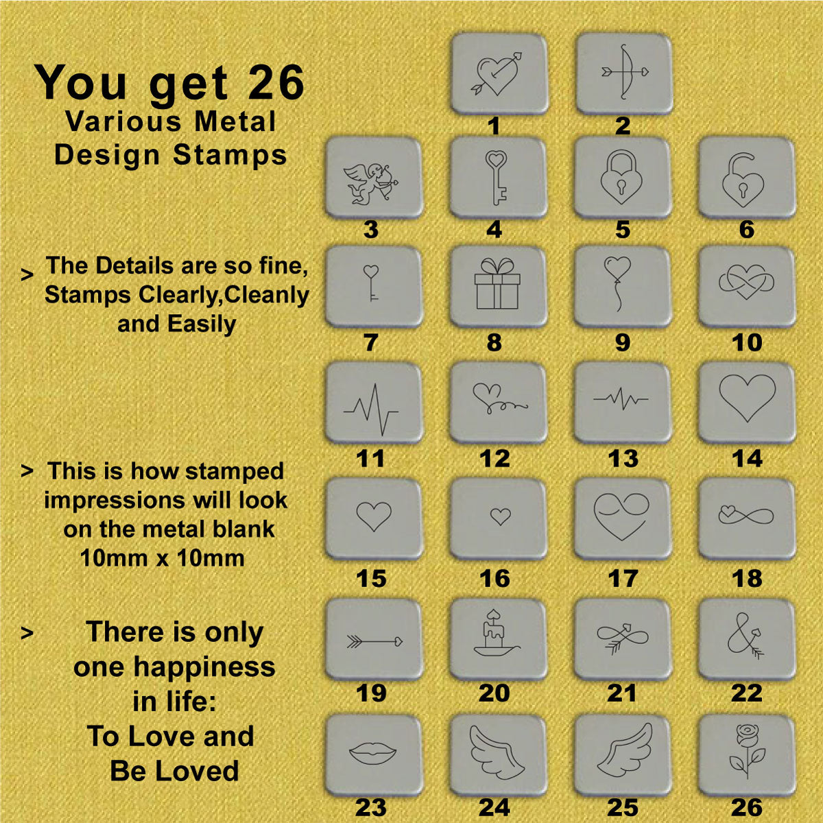 26 VALENTINE Design stamps, Part 1