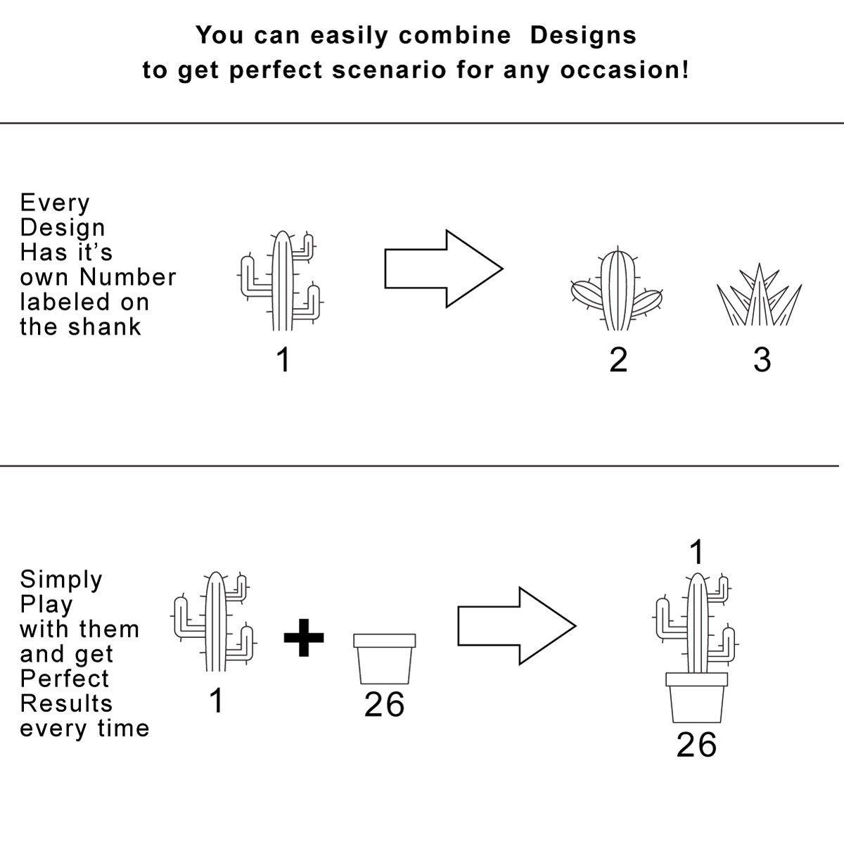 26 PLANTS Design stamps, Part 1