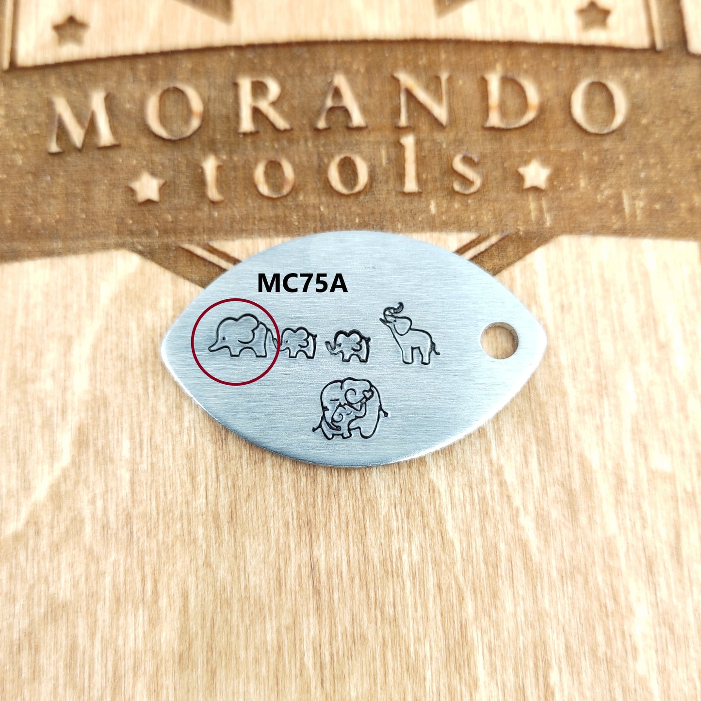 微型设计印章 MC75A 6x4mm 可爱大象-超级细节