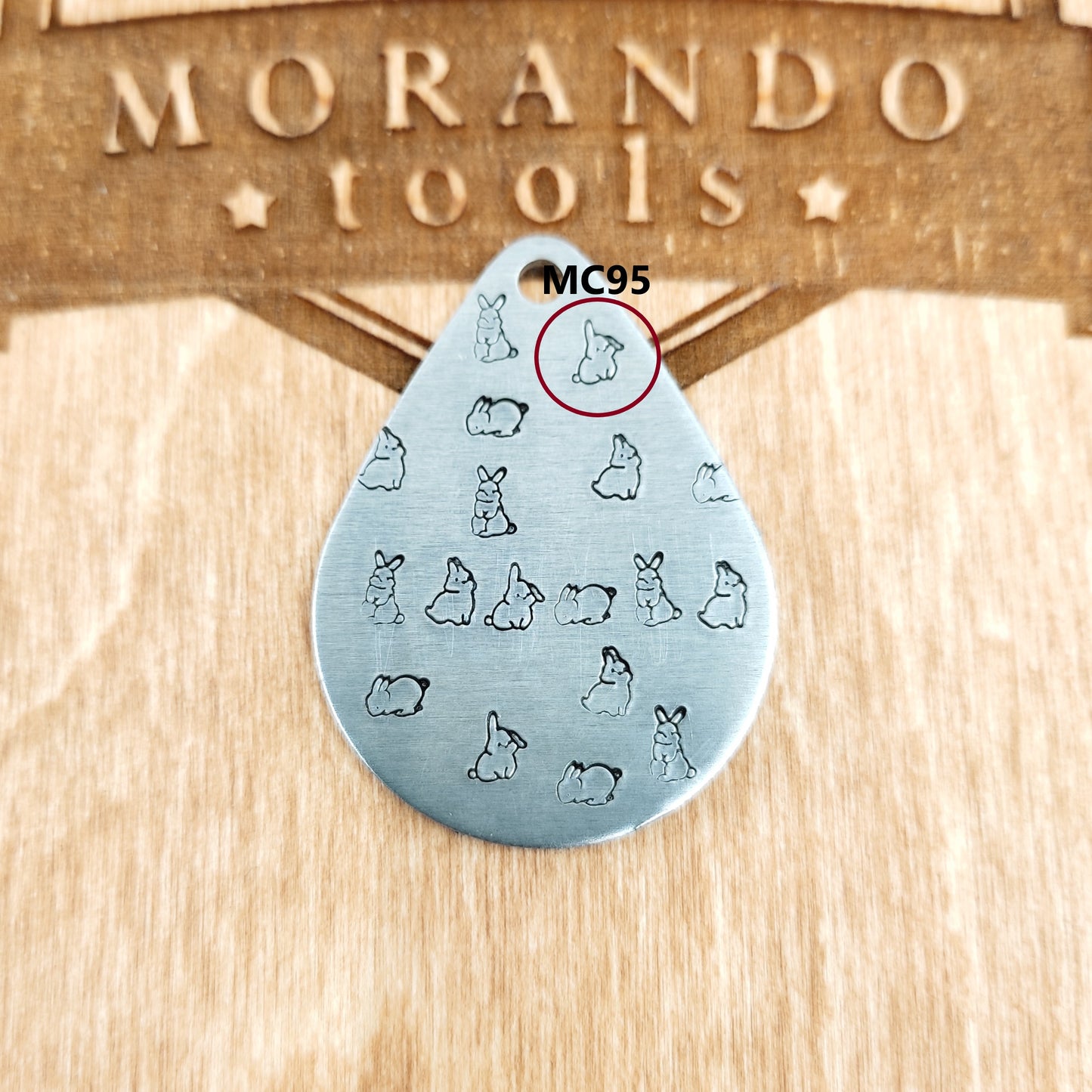 Micro Design Stamp MC95 4x4mm Cute Bunny- Ultra Details