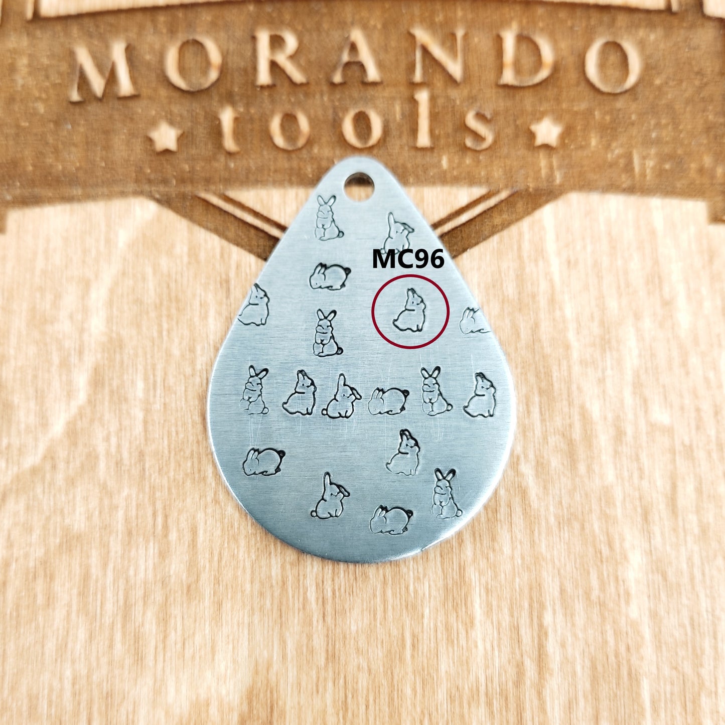 Micro Design Stamp MC96 3x4mm Cute Bunny- Ultra Details