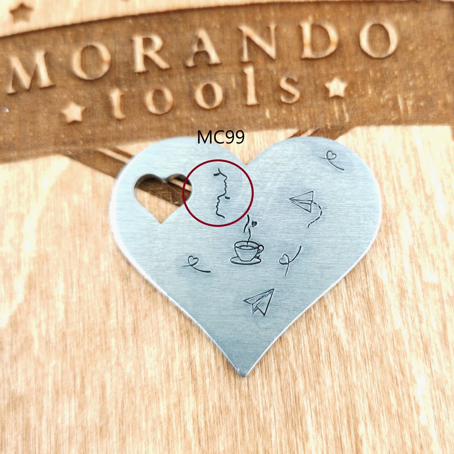 Micro Design Stamp MC99 3x7mm Mother, Child, Love- Ultra Details