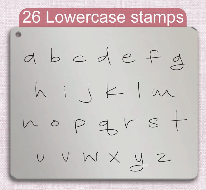 Another Birdhouse Metal Alphabet Stamps, full Alphabet.