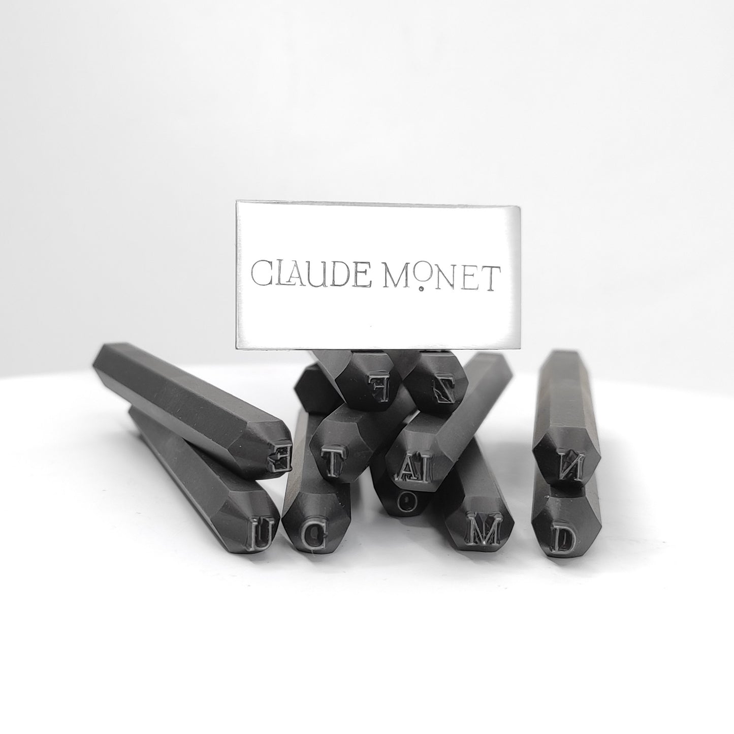 Claude Monet Metal Letter Stamps