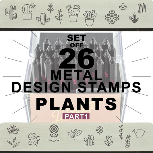 26 PLANTS Design stamps, Part 1