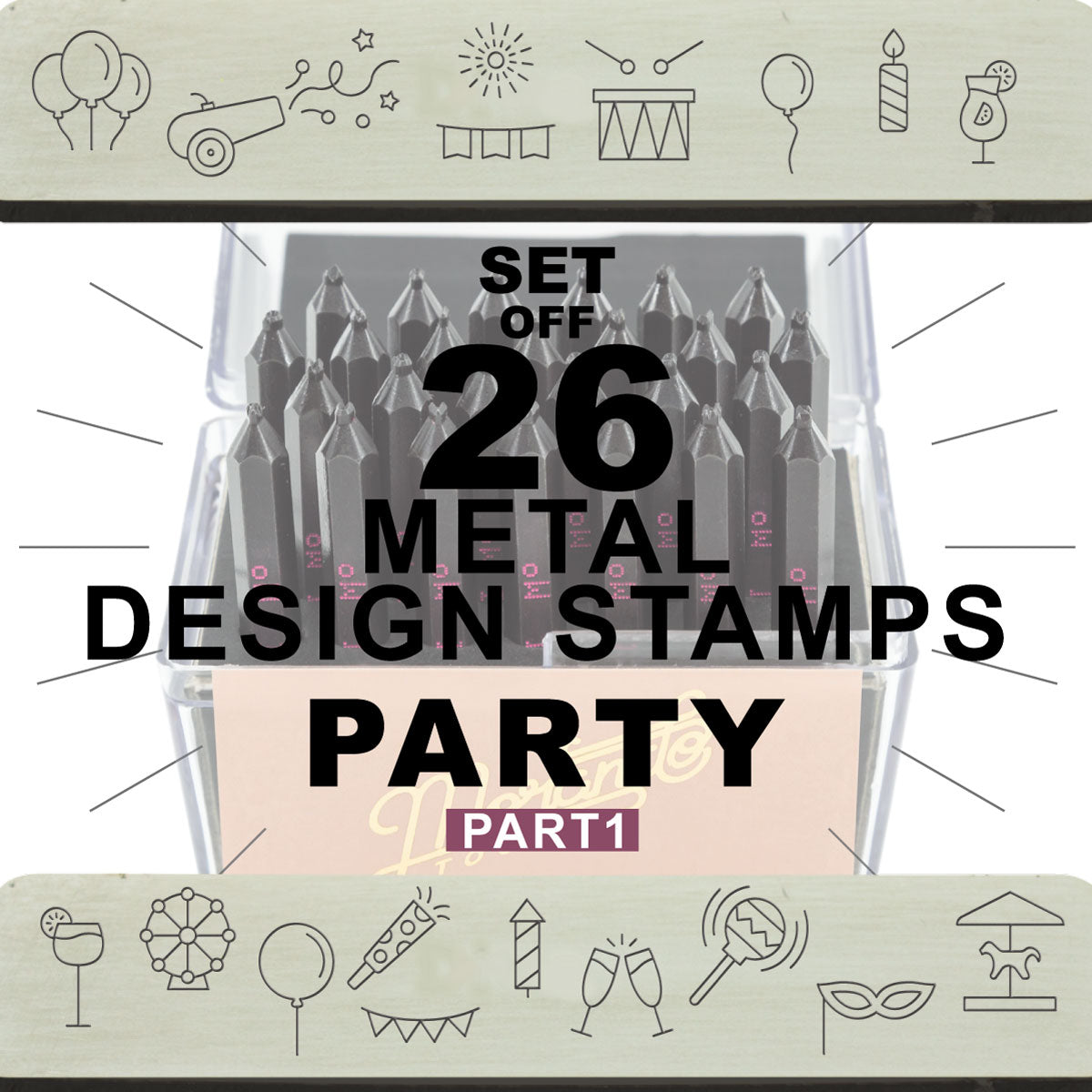 26 PARTY Design stamps, Part 1