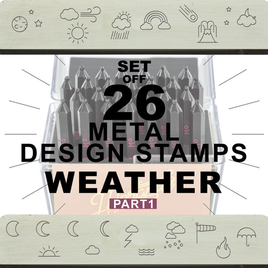 26 WEATHER Design stamps, Part 1