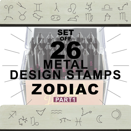 26 ZODIAC Design stamps, Part 1