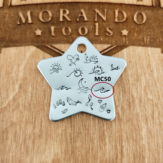 Micro Design Stamp MC50 6x2mm Wave - Ultra Details