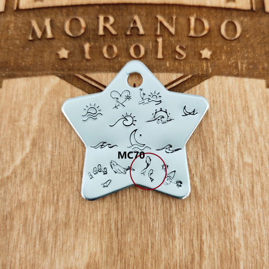 Micro Design Stamp MC70 3x6mm Fish's- Ultra Details