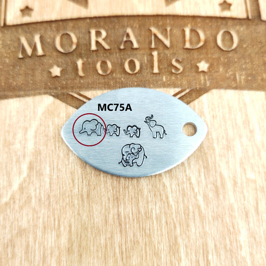 Micro Design Stamp MC75A  6x4mm  Cute elephant- Ultra Details