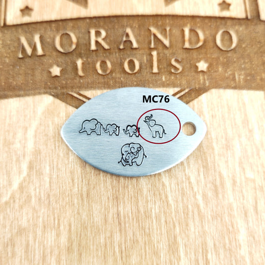 Micro Design Stamp MC76  7x7mm  Cute elephant- Ultra Details