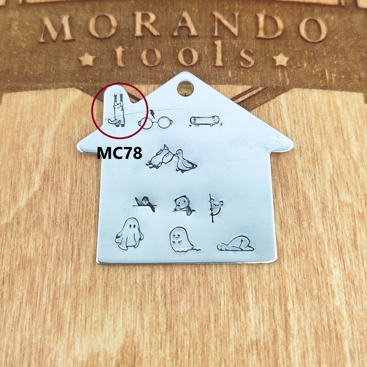 Micro Design Stamp MC78  3x7mm  Cute cat- Ultra Details