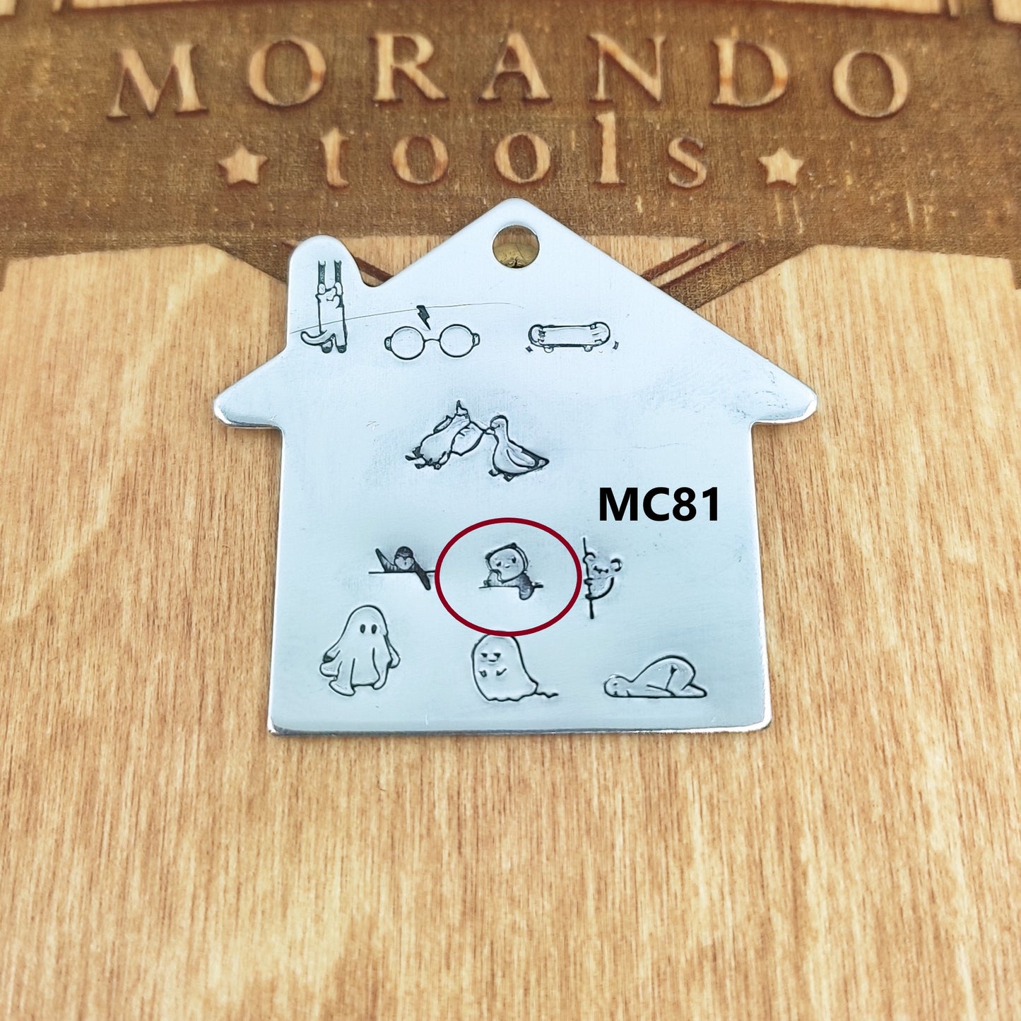 Micro Design Stamp MC81  4x3mm Cute Panda- Ultra Details