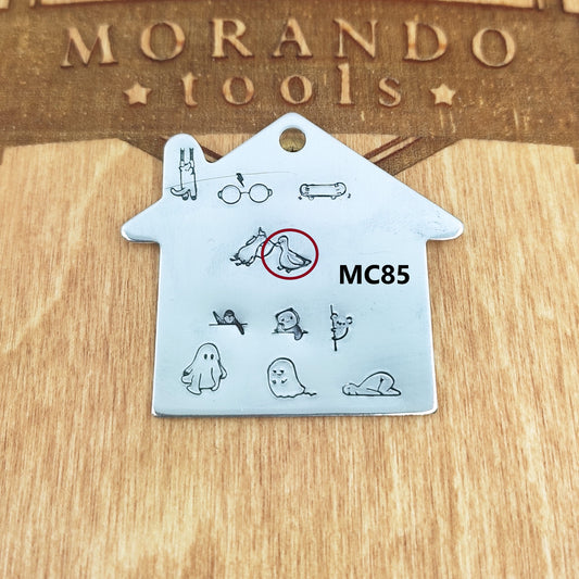 Micro Design Stamp MC85  4x4mm Cute Duck- Ultra Details