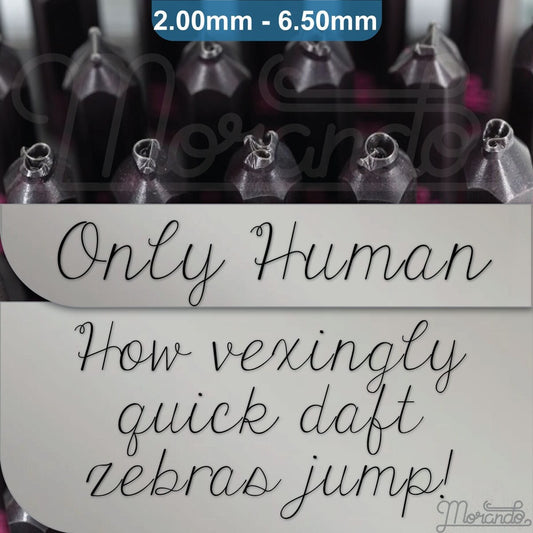 仅限人类金属字母印章,完整字母表。