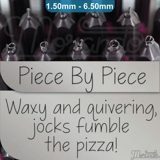 Piece By Piece Metal Alphabet Stamps, full Alphabet.