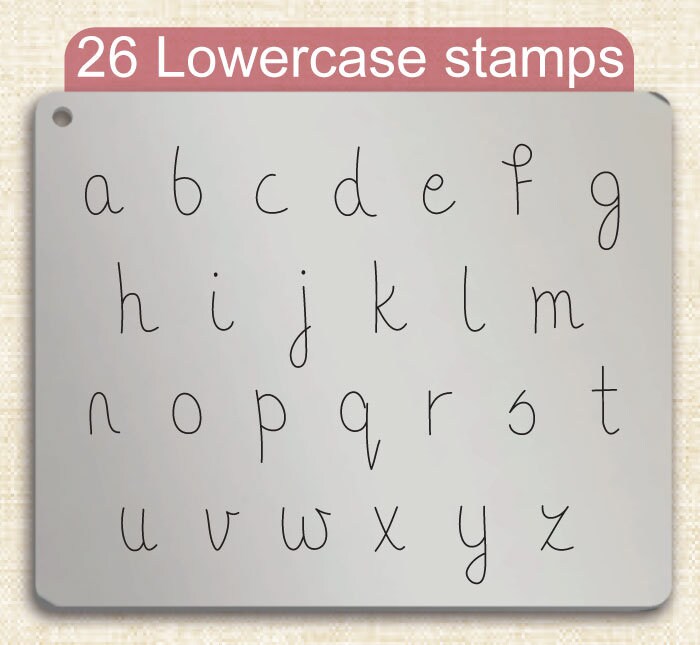Thousand Years Metal Stamps, complete Alphabet.