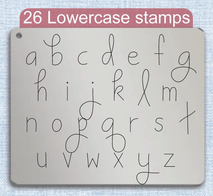 Ways To Say Metal Letter Stamps, full Alphabet.